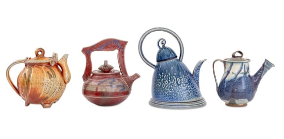 Ka Kwong Hui, Etc. Art Pottery Teapots, 4
