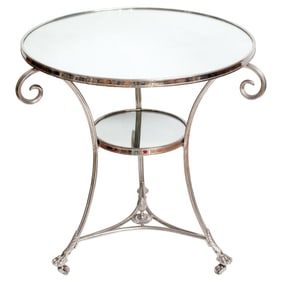 Maison Jansen Style Two-Tier Side Table