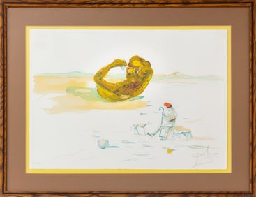 Salvador Dali "Desert Jewel" Lithograph, 1976