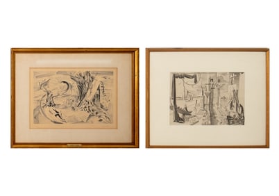Albert Flocon Abstracted Landscape Engravings, 2
