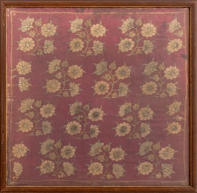 Chinese Framed Silk Embroidery Panel, 19th C.