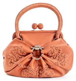 Salvatore Ferragamo Pink Leather Handbag