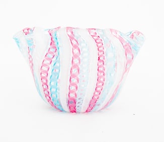 Fratelli Toso Attr. Murano Glass Handkerchief Vase