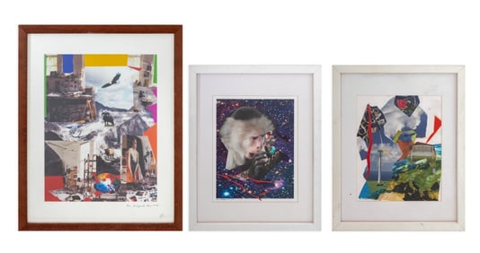 Eva Bouzard-Hui Surrealist Compositions Collage, 3