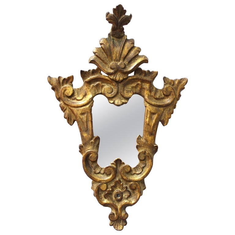 Cavallo Baroque Revival Carved Giltwood Mirror (1 of 7)