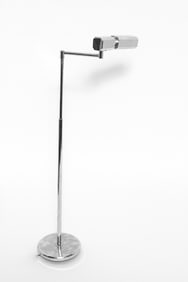 Mid-Century Modern Chrome Adjustable Floor Lamp