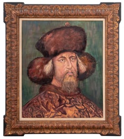 After A. Pisanello Sigismund of Luxembourg Oil
