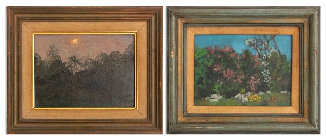 Bernard Lennon Landscapes Oil on Masonite, 2