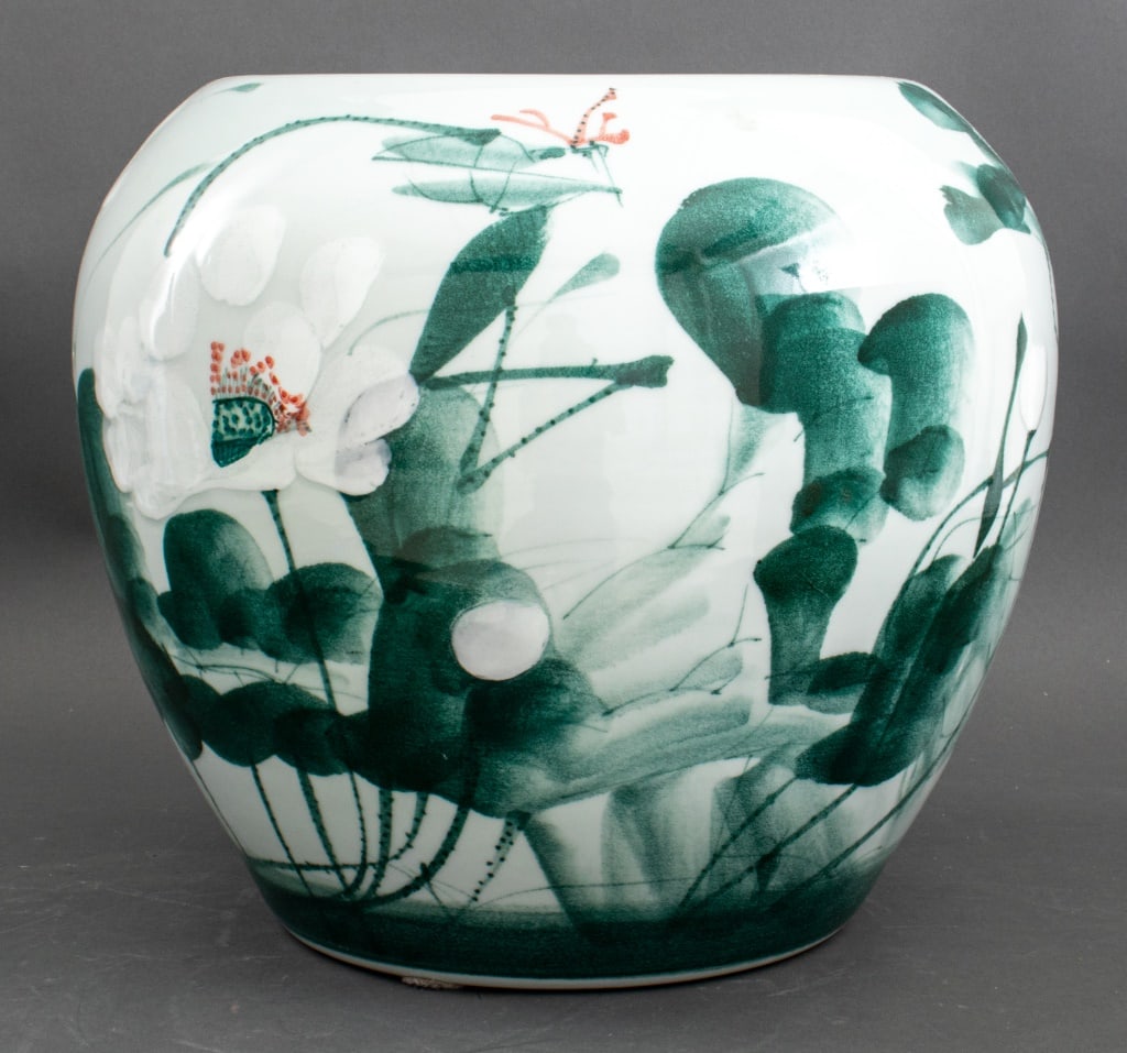 Chinese Porcelain Jardiniere (1 of 9)