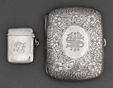 Edwardian Silver Smoking Accessories, 2