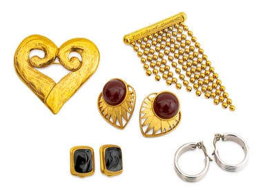 Yves Saint Laurent Costume Jewelry, 8 Pcs.
