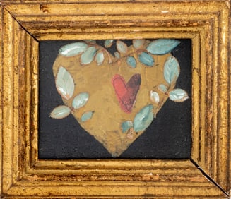 Patti Hirsch "Love Endures" Mixed Media on Board
