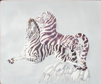 Benjamin Jorj Harris Zebra Serigraph, 1935