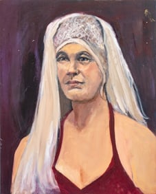 Penny Purpura Portrait of a Woman Oil on Canvas