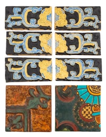 American Encaustic Tile Co. Geometric Tiles, 8