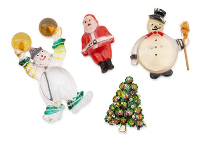Winter Jewelry Brooches, 4