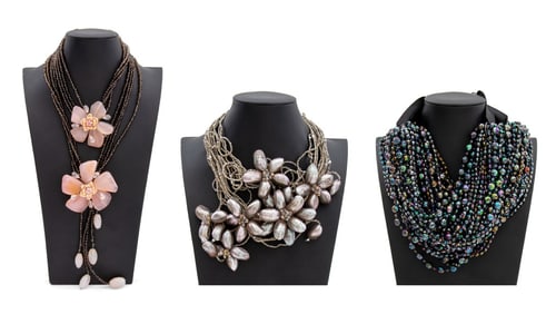 Costume Jewlery Statement Necklaces, 3
