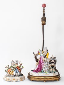 Capodimonte Porcelain Figures, 2
