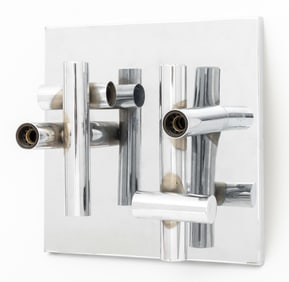 Sciolari Modern Chrome Flush Mount Sconce