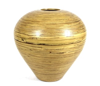 Modern Spun Bamboo Vase