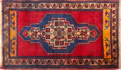 Turkish Yastik Rug, 1' 9" x 3' 1"