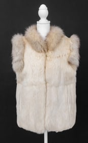 White Rabbit Fur Vest