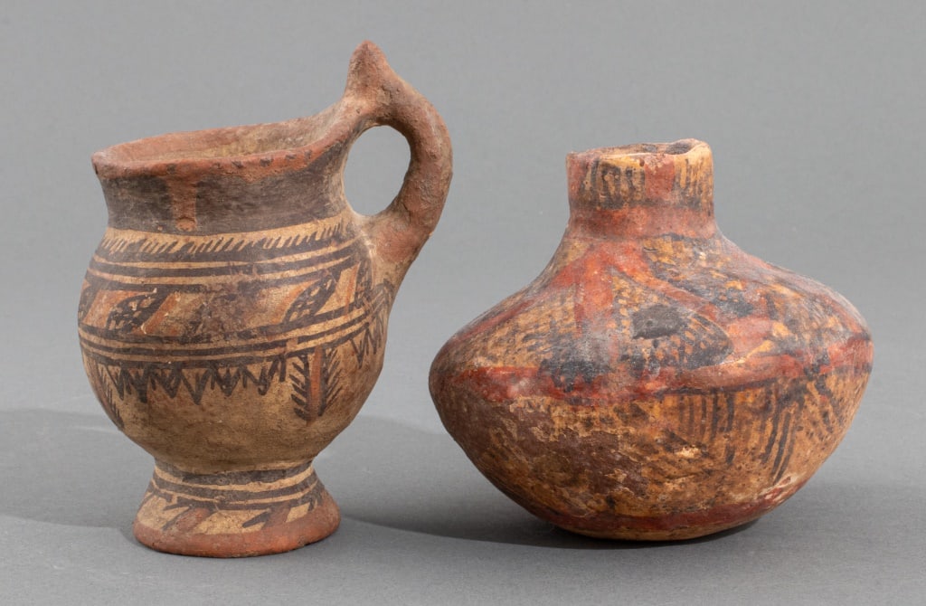 Ancient Hand-Painted Pottery Vessels, 2 (1 of 7)