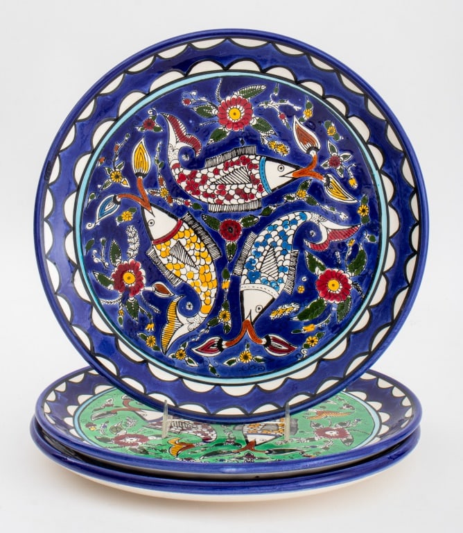 Palestinian Ceramic Plates, 3 (1 of 6)