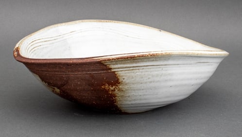 Japanese Glazed Pottery Bowl