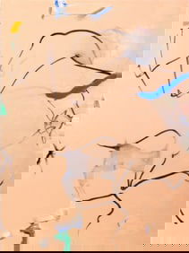 Robert O'Meara Abstract Composition in Peach Oil