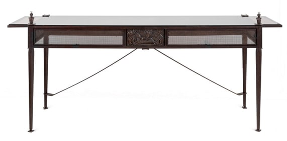 Etruscan Revival Patinated Bronze Console Table