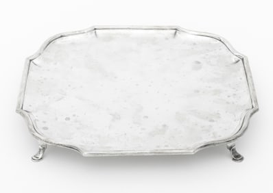 George VI Sterling Silver Shaped Tray