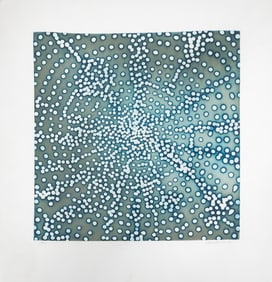 Ross Bleckner "Leader Sequence" Etching & Aquatint