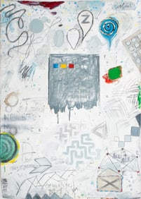 Elfi Schuselka Abstract Composition Mixed Media