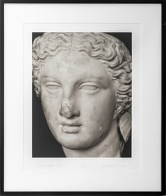 John Woolf "Head of Goddess" Gelatin Silver Print