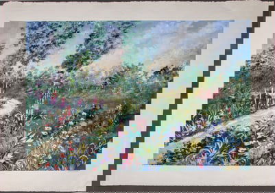 William Stevens "Vivid Memories" Gouache on Paper