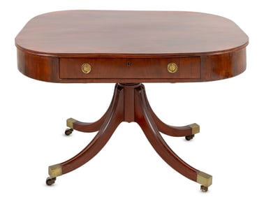 George III Style Mahogany Center Table