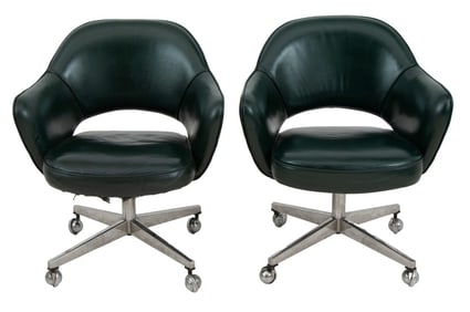 Eero Saarinen for Knoll Executive Office Chairs, 2