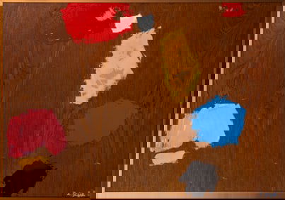Zelig Segal Abstraction Oil on Panel, 2005