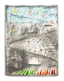 Elfi Schuselka Abstraction Mixed Media Collage