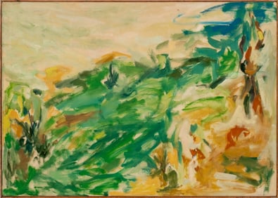 Jones Abstracted Landscape Oil on Canvas