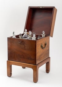 Late Regency Mahogany Cellarette, 19th C.