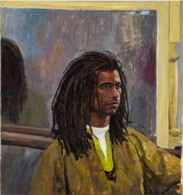 James Continas Portrait of a Man Oil on Canvas