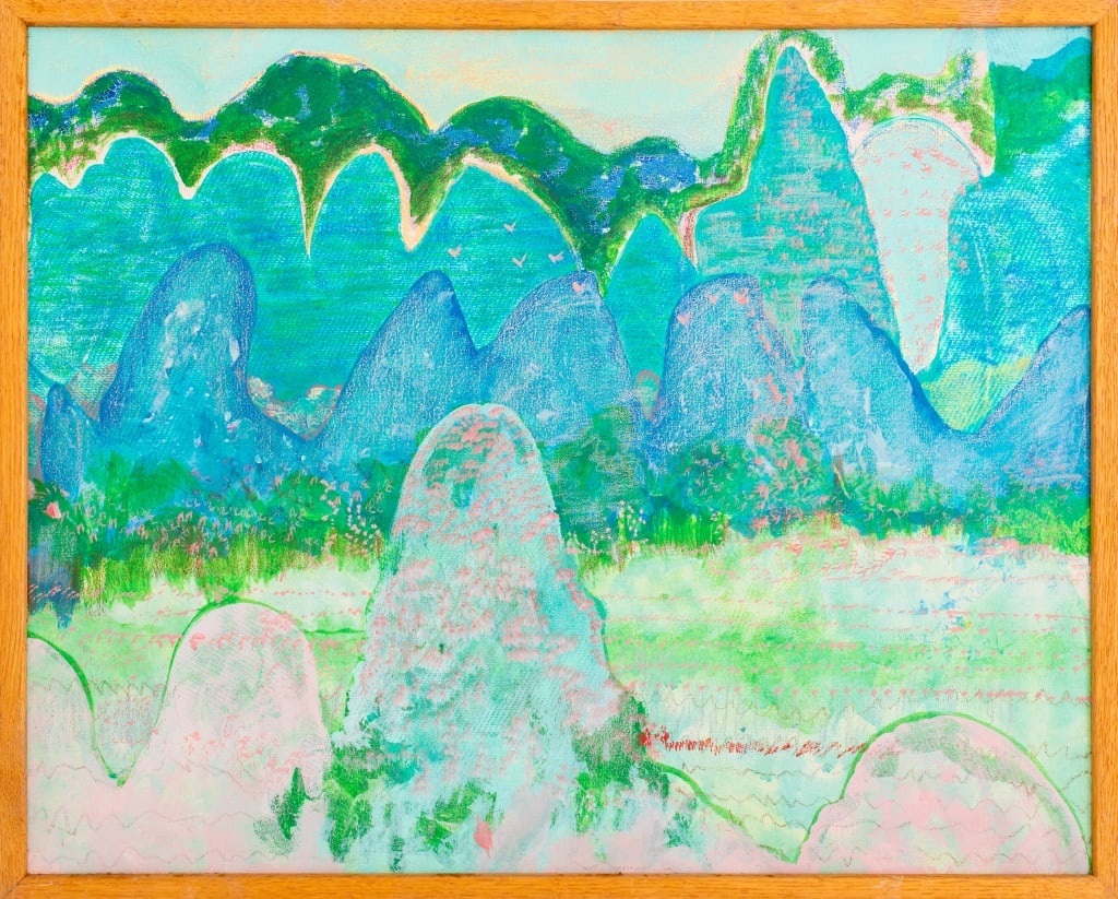 Eva Bouzard-Hui Abstract Landscape Mixed Media (1 of 7)