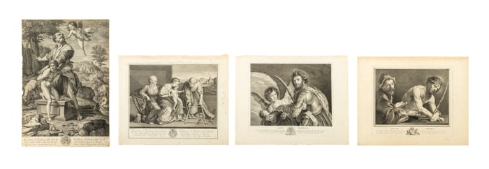 Pierre Basan, Etc. French Engravings, 4