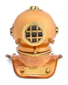 Rolex Submariner Diving Helmet Mixed Metal Display