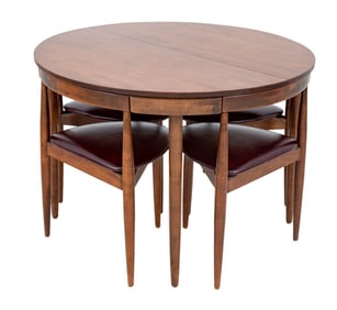 Hans Olsen for Frem Rojle Teak Dining Set, 5 Pcs.