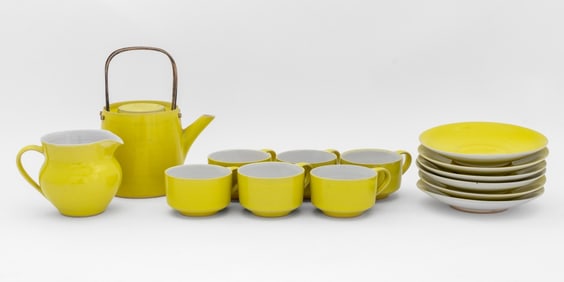 Rupert Spira Yellow Glazed Tea Service, 14