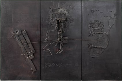 Igael Tumarkin Untitled (Triptych) Mixed Media