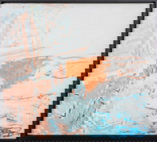 Joseph Zaritsky "Flowers in Window" Oil on Canvas